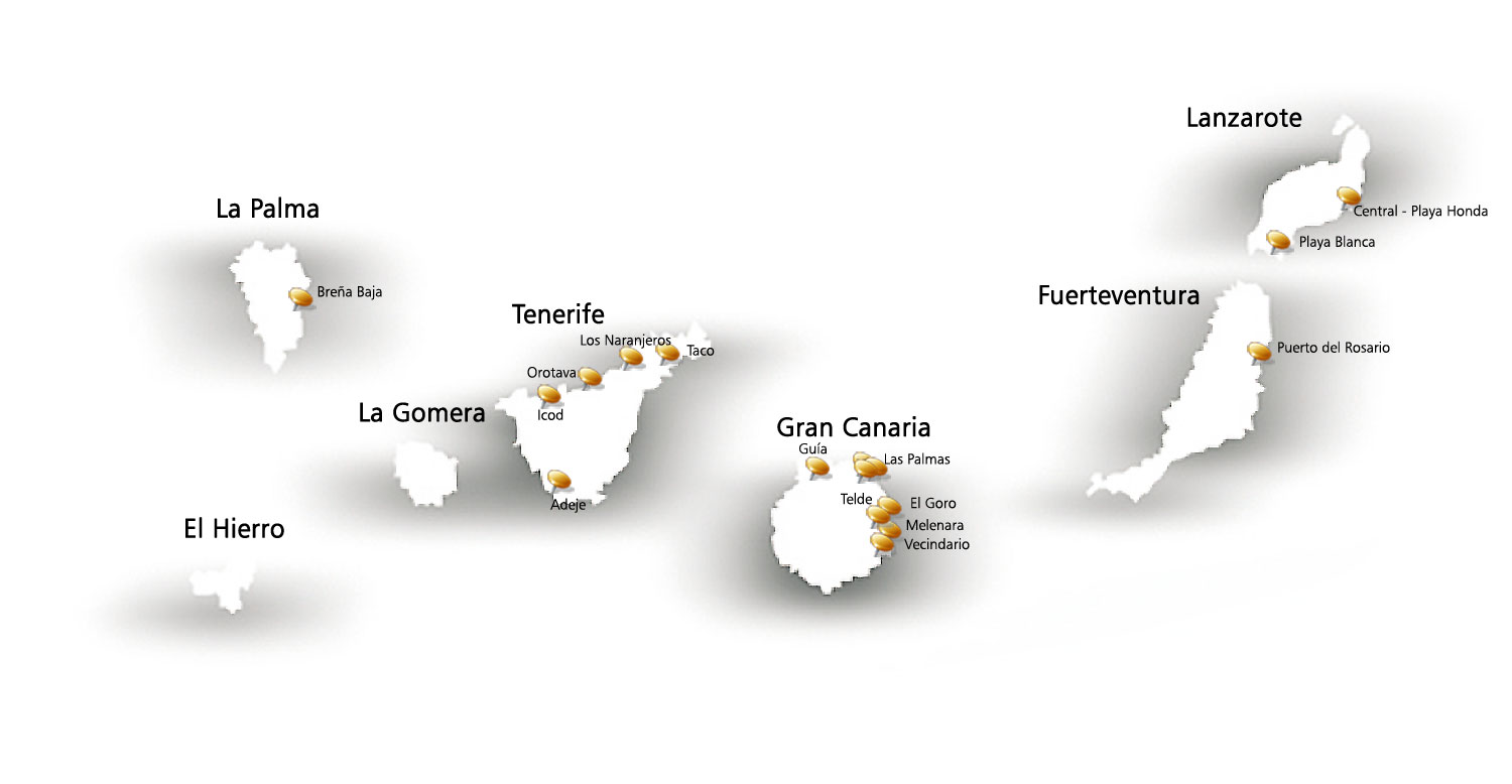 Instalaciones de Orvecame en las Islas Canarias